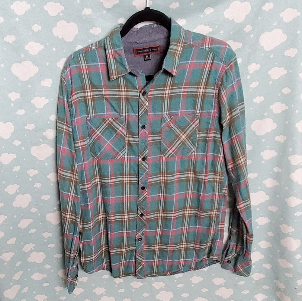 ❣B1G1 ON $4❣PD&C long sleeve plaid button up shirt